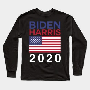 Biden Harris 2020 American Flag Election Day Gift Long Sleeve T-Shirt